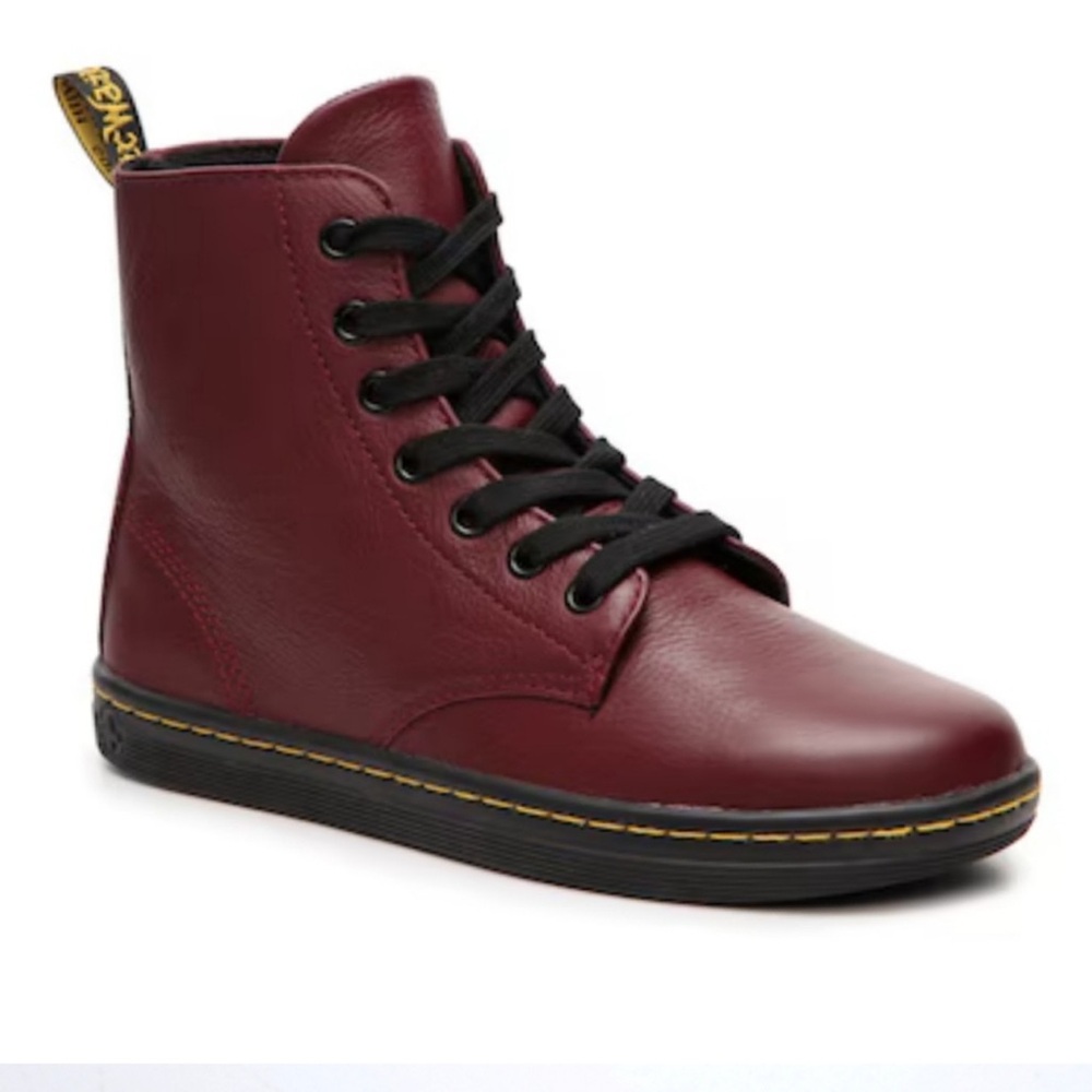 Dr. Martens Burgundy Combat Boots